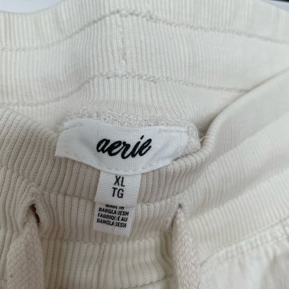 NWT Aerie Soft Landing wide leg Trouser cream XL Regular - Picture 5 of 7